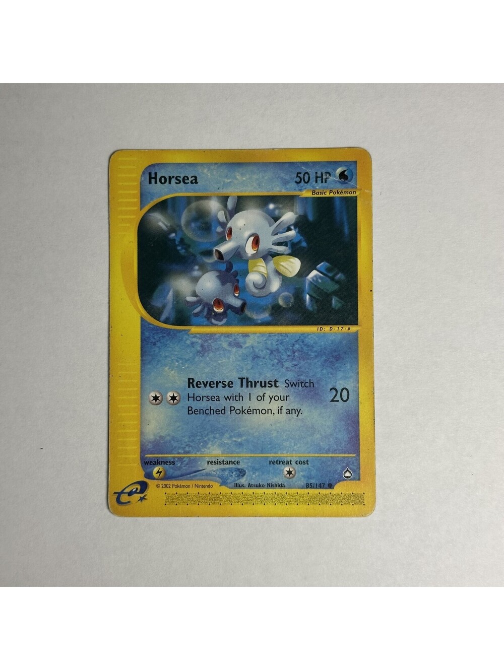 Horsea 85/147 Expedition Base Set 2002 Pokemon Card Water Type